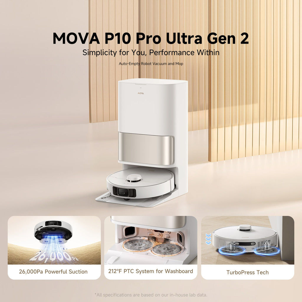 MOVA P10 Pro Ultra Gen2 Robot Vacuum