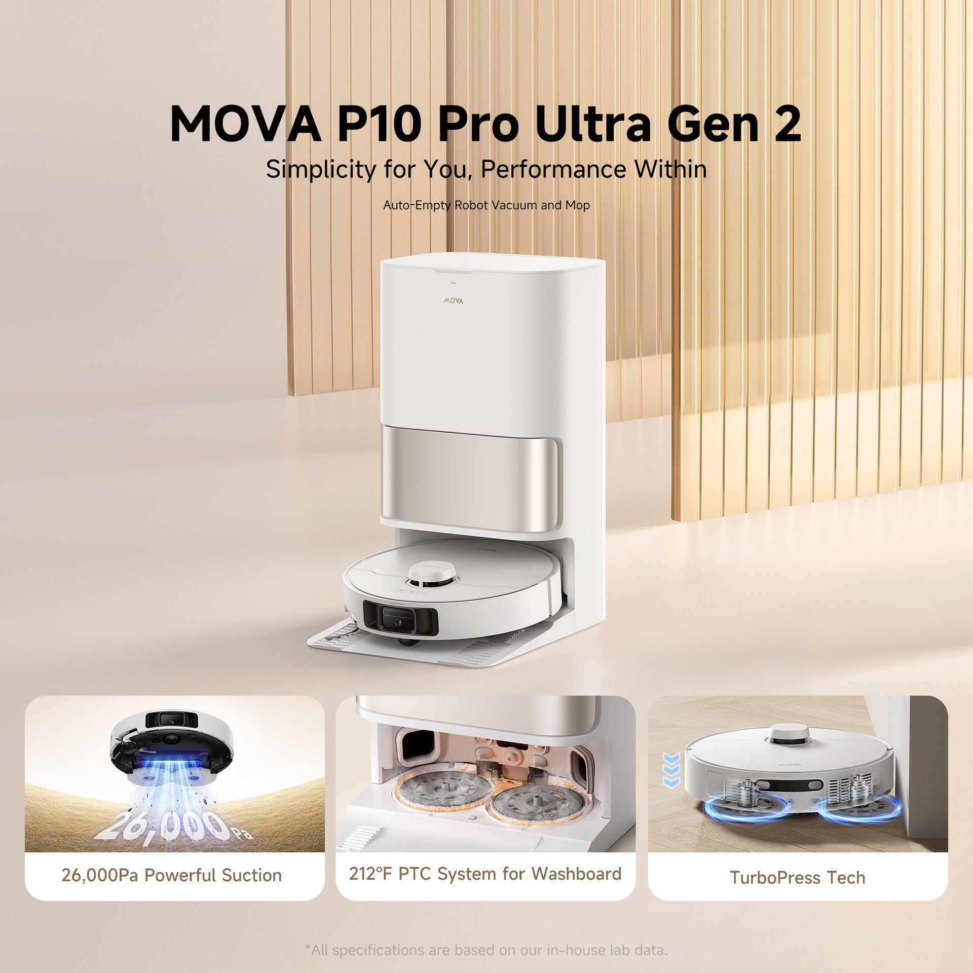 MOVA P10 Pro Ultra Gen2 Robot Vacuum